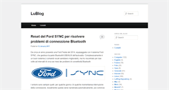 Desktop Screenshot of lublog.tuttoeniente.net